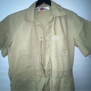 1990s Dickies Mens 42S Short Sleeve Mechanic Coveralls,Vintage Dickies 90s Bibs